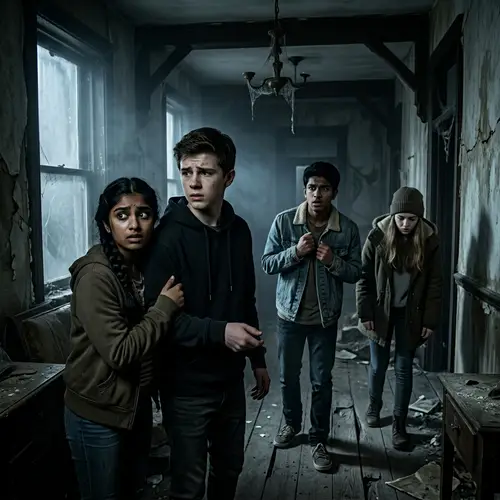 Terrifying Teenagers in a Forsaken House on a Foggy Night
