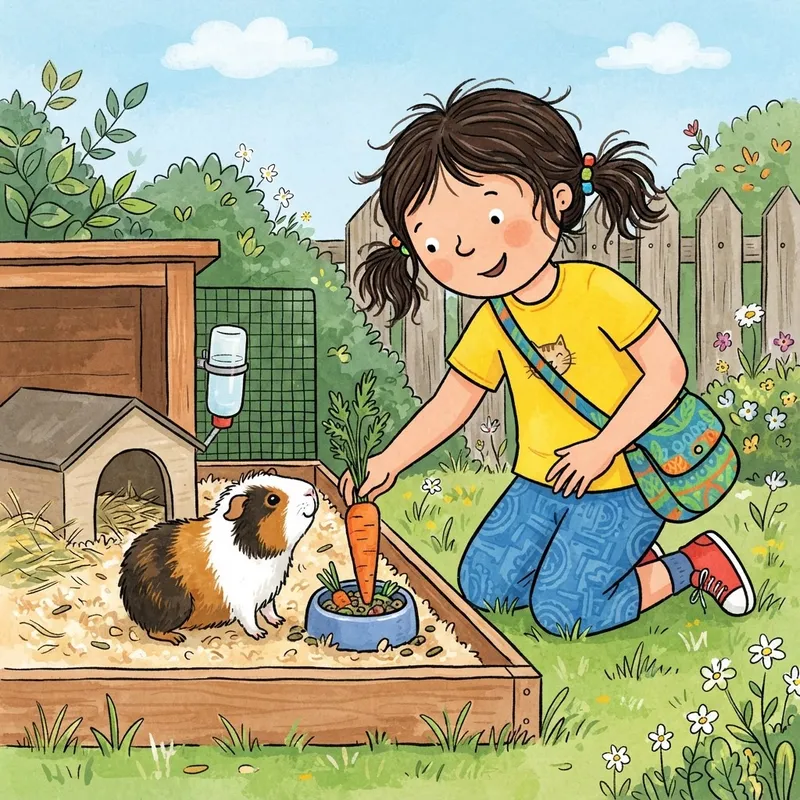 Charming Children's Book Illustration of Taylah Charming Children's Book Illustration of Taylah