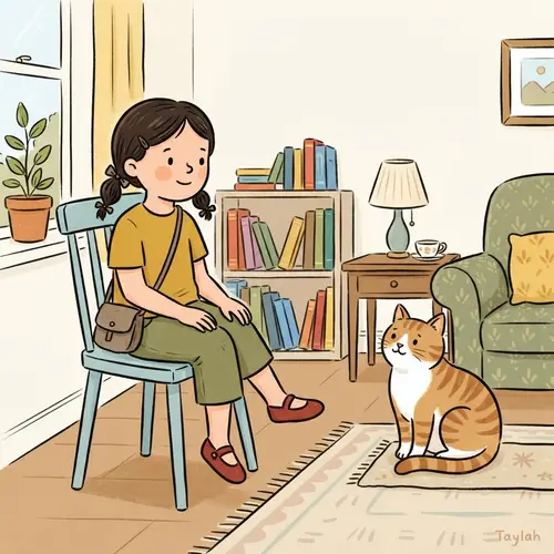 Taylah: A Charming Children's Book Illustration