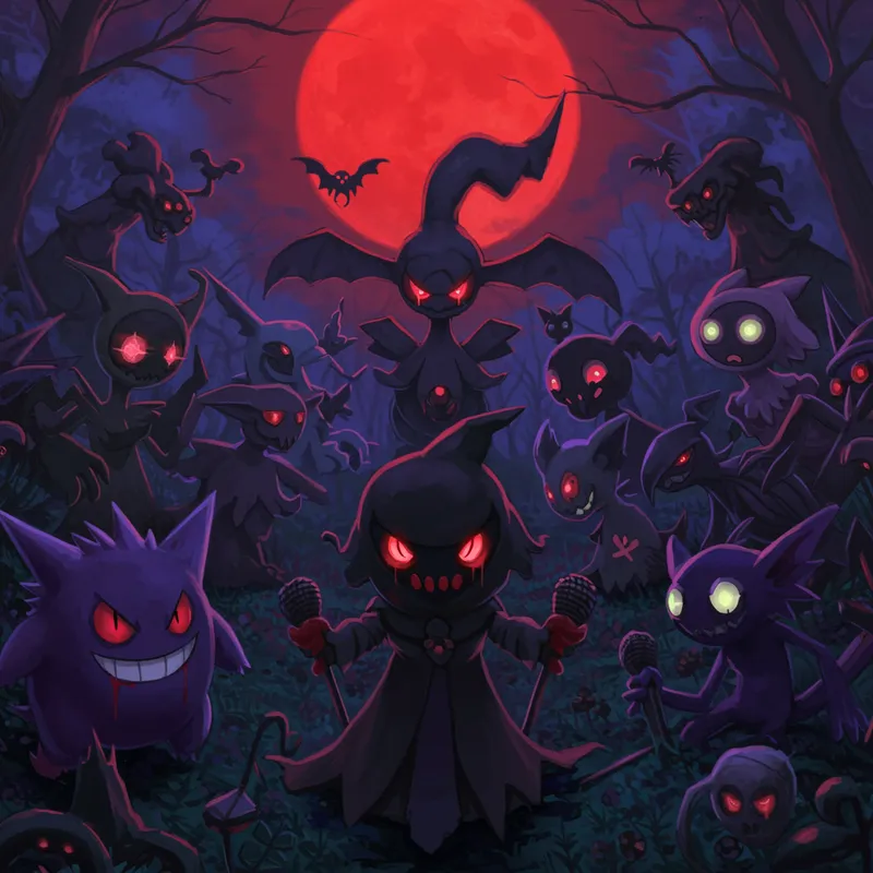 Evil Dark Sengo from Pokemon