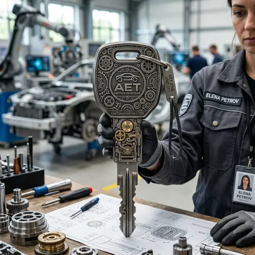 Car Engineering Door Key - Precision and Detail | Website
