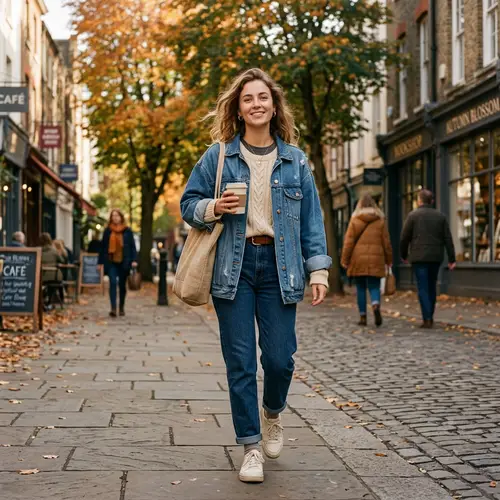 Oversized Denim Jacket for Women | Boyfriend Style | Autumn & Spring
