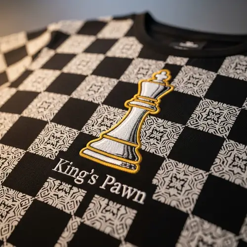 King's Pawn Chess T-Shirt Design