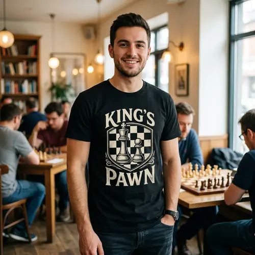 King's Pawn Chess T-Shirt Design