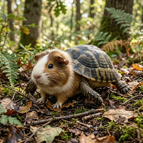 Guinea Pig Transforms into a Turtle: A Unique Journey