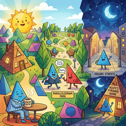 Everyday Life of an Acute Triangle: A Geometry Tale