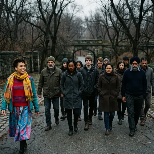 One Path, Many Journeys: A Visual Contrast