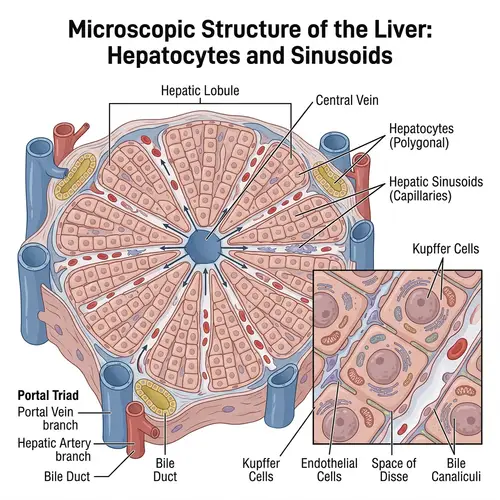 Hepatocytes in Liver: Functions & Structure | Scientific Illustration