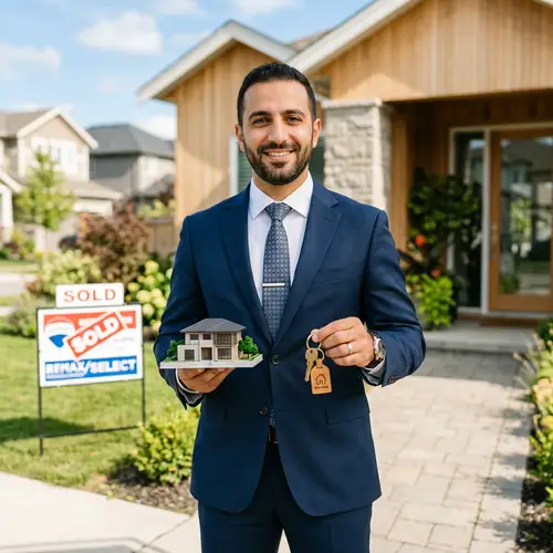 Professional Middle-Eastern Male Real Estate Agent | Explore Your New Home