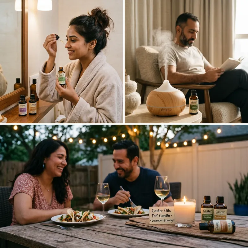 Natural Skincare & Aromatherapy with Caster Essential Oils - Creative Uses