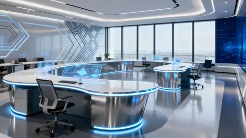 Stunning Futuristic Office Interior Design
