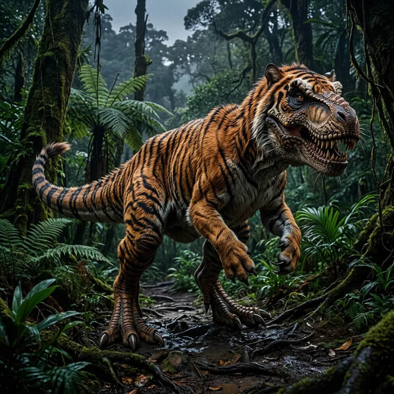 T-Rex Tiger Hybrid: A Fascinating Creation