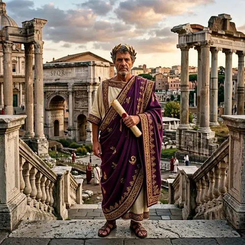 Marco Aurelio - Ancient Roman Emperor Portrait