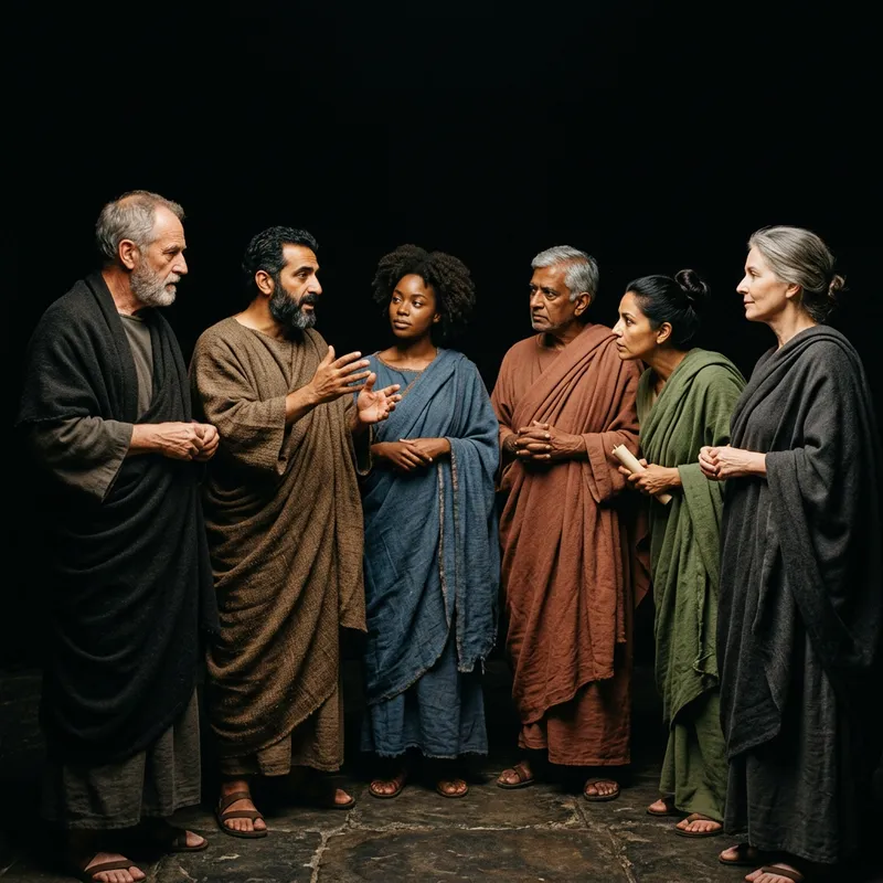 Varied Stoic Philosophers Delving into Deep Discussions Varied Stoic Philosophers Delving into Deep Discussions