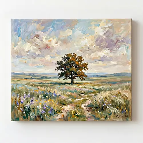Tranquil Impressionist Landscape Painting | Serene Nature Art
