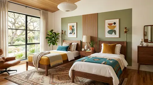 Stunning Mid-Century Modern Bedroom Design