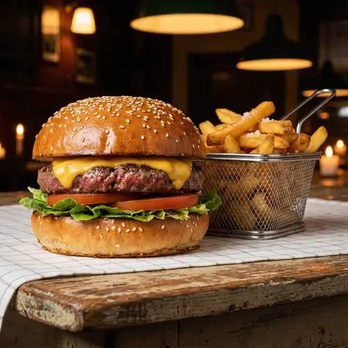 Scrumptious 20% Fat Juicy Burger | Fluffy Buns & Melted Cheese