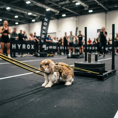 Bunny Hyrox Workout: Sled Pull Exercises