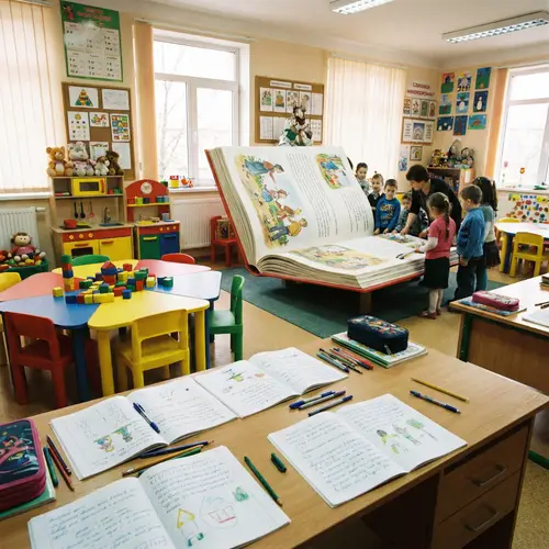 School Setting Image | Educational Environment with Books & Toys