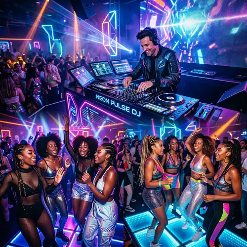 Futuristic Club Vibes: DJ Beats & Dance Energy