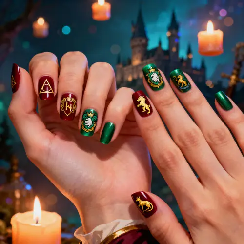 Harry Potter-Inspired Nail Art Modelicure Magic