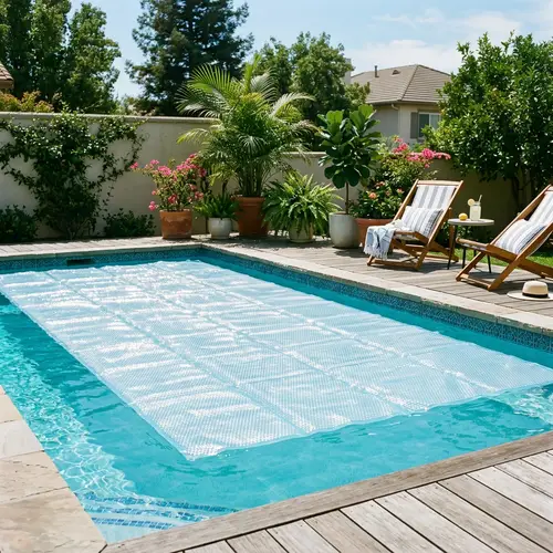 Floating Bubble Pool Cover for Your Summer Retreat