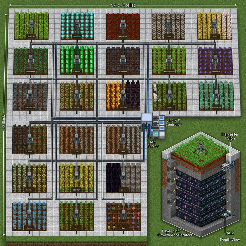 Minecraft ATM10 Mystical Agriculture Mega Farm Guide Minecraft ATM10 Mystical Agriculture Mega Farm Guide