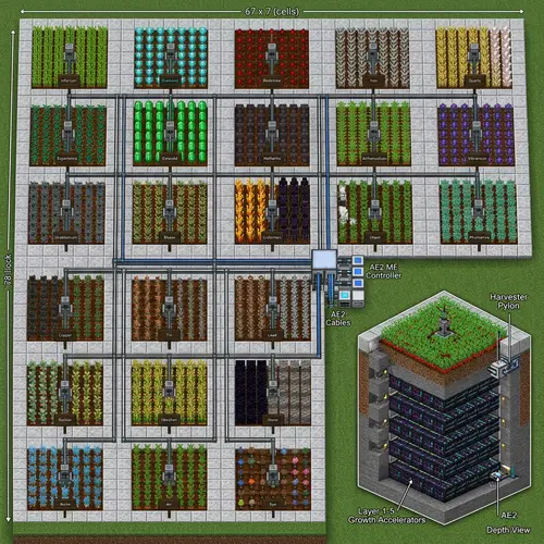 Minecraft ATM10 Mystical Agriculture Mega Farm Guide