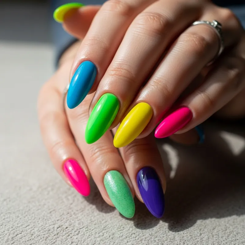 Create Colorful Nail Designs