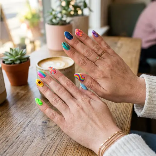 Create Colorful Nail Designs