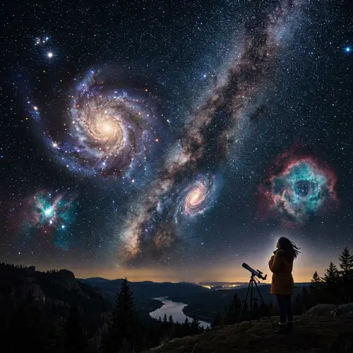 Captivating Night Sky Galaxies & Stars | Beloved's Eyes
