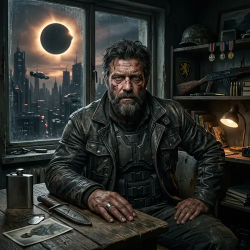 Cyrus: The Haunted Warrior in a Dystopian World