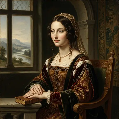 Renaissance Portrait in Da Vinci Style