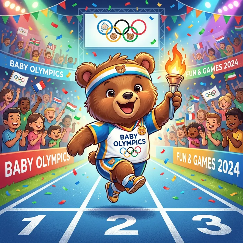 Baby Olympics Mascot: Fun and Playful Designs