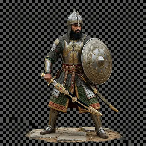 South Asian Muslim Knight from the Reconquista Period