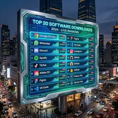 Top 20 Software Downloads 2024 | Futuristic Style