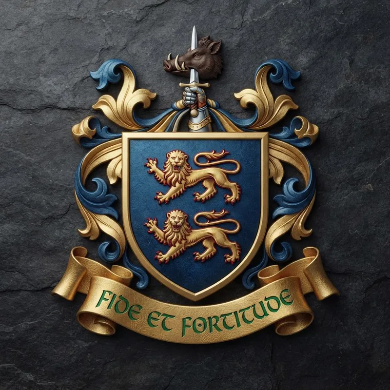 Modern Family Coat of Arms Design Modern Family Coat of Arms Design