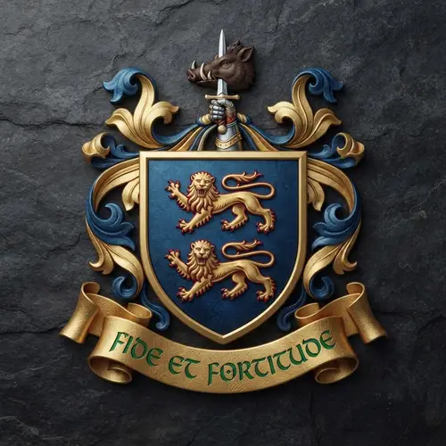 Modern Family Coat of Arms Design