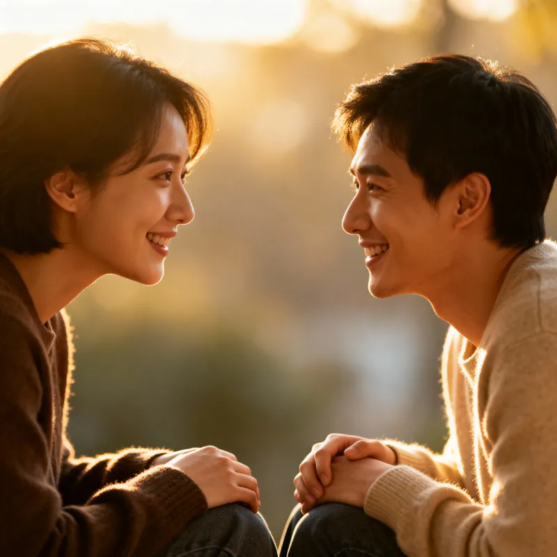 Together in Love: A Perfect Couple's Moment