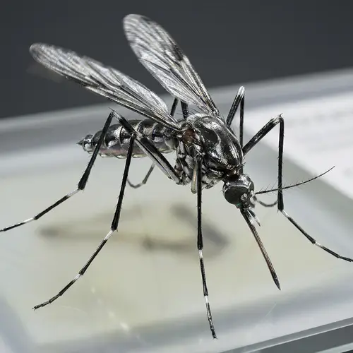 Detailed 3D Render of a Realistic Mosquito