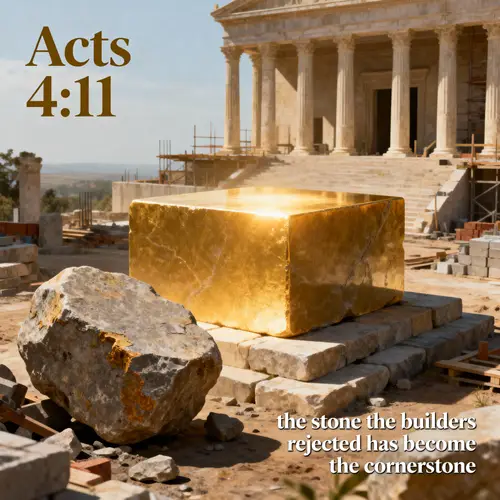 Acts 4:11 - The Cornerstone of Salvation