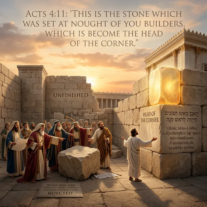 Acts 4:11 - The Cornerstone of Salvation