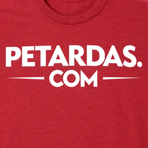Red T-Shirt with PETARDAS.COM
