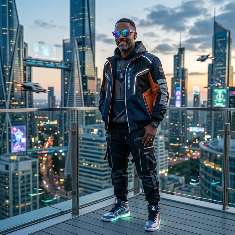 Kanye West 2040: Futuristic Urban Fashion Icon