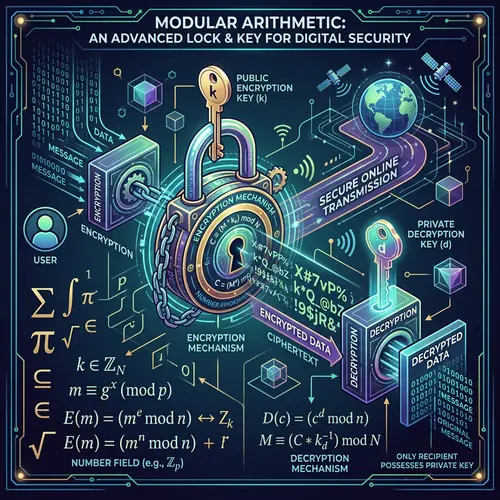 Modular Arithmetic for Data Encryption: Advanced Lock System