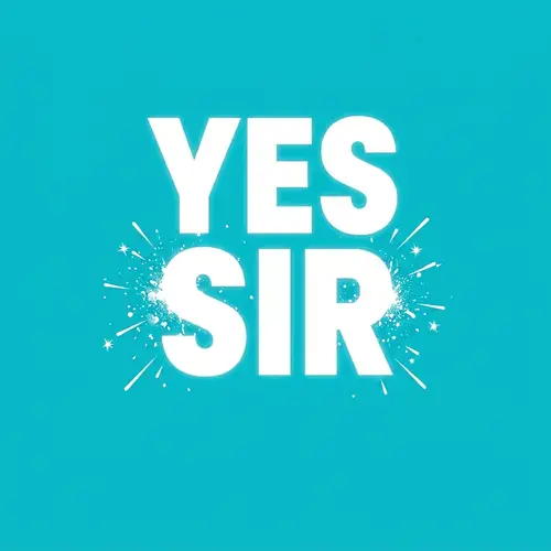 Animated 'Yes Sir' Gif: Affirmation and Respect