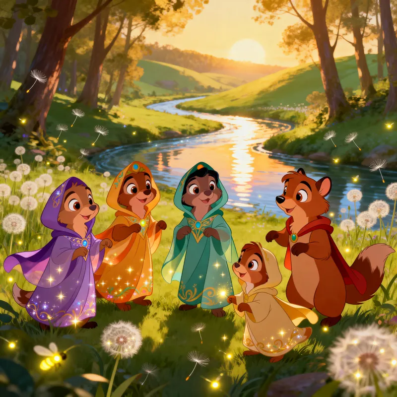 Charming Disney Animation Style for All Ages