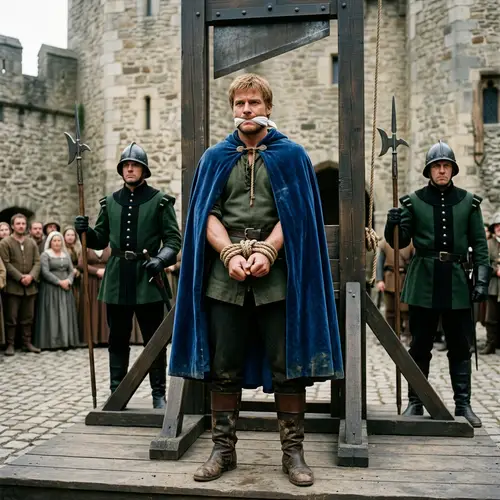 Valiant White Prince Prepared for Execution | Royal Guard Scene