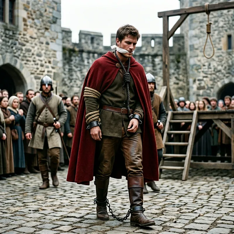 Real-Life Young Strong Muscular Man Executed