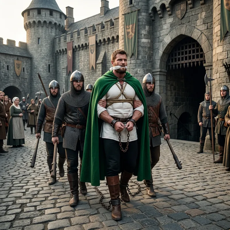 Arrested Prince: Vulnerability and Strength in Green Cape Display Arrested Prince: Vulnerability and Strength in Green Cape Display